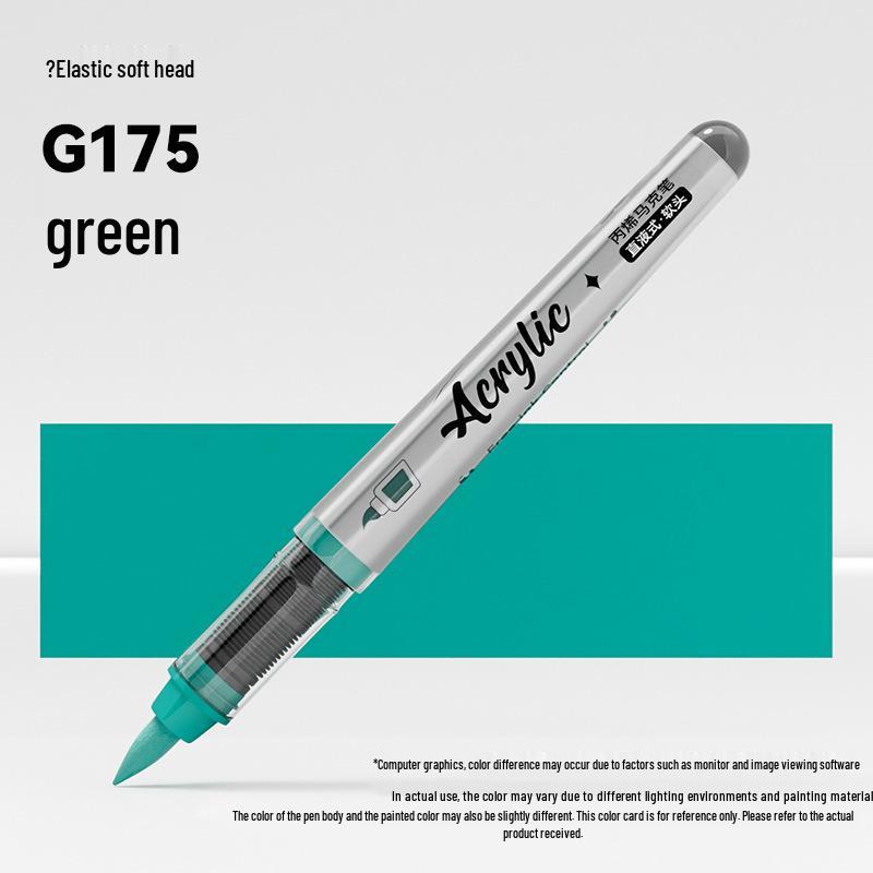 Jinzhi Liquid Acrylic Marker Pen - Soft Tip, Opaque, Large Capacity, Stackable Colors
