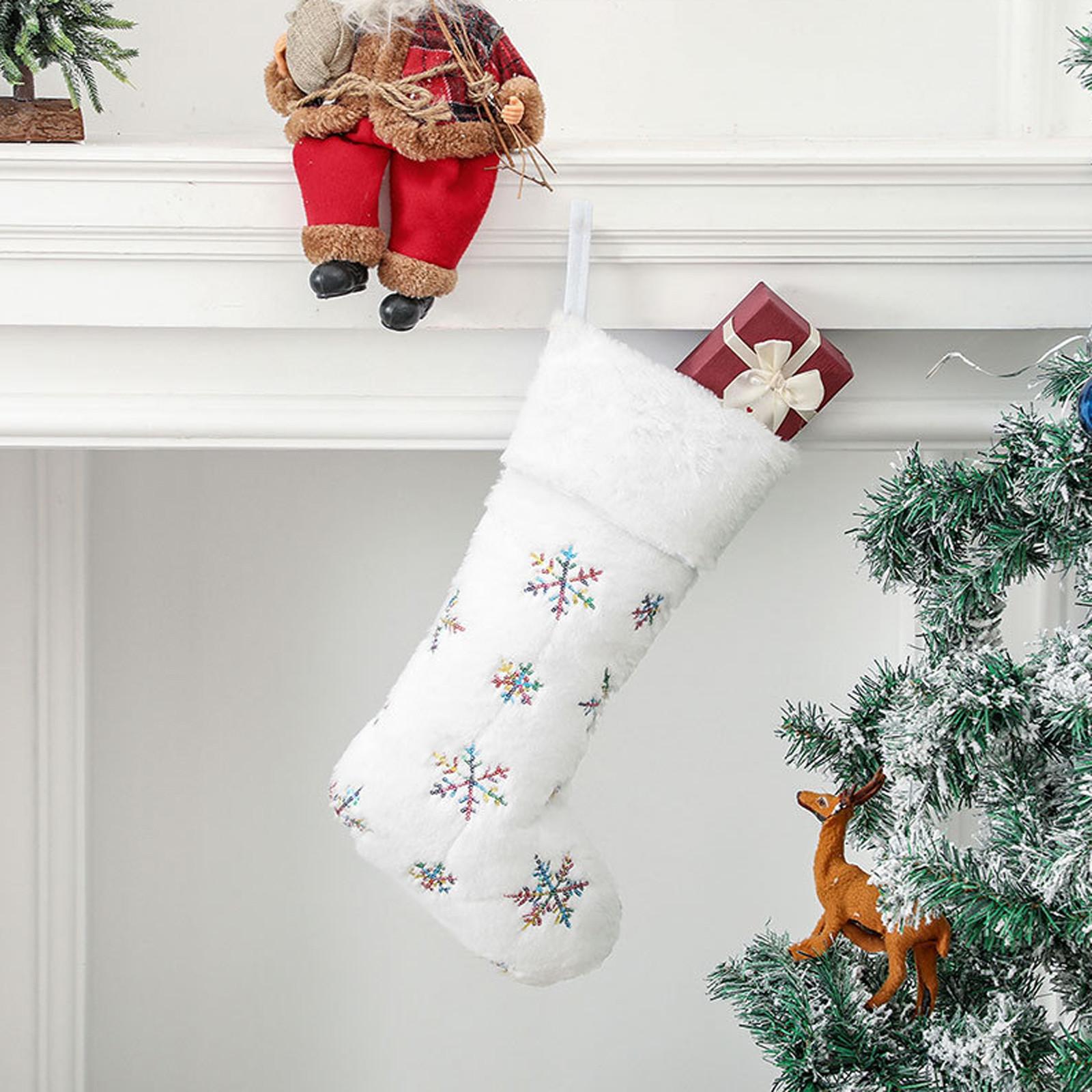 Christmas Decorations Children s Large Christmas Stocking Gift Bag Christmas Ornaments 20*10*4 cm