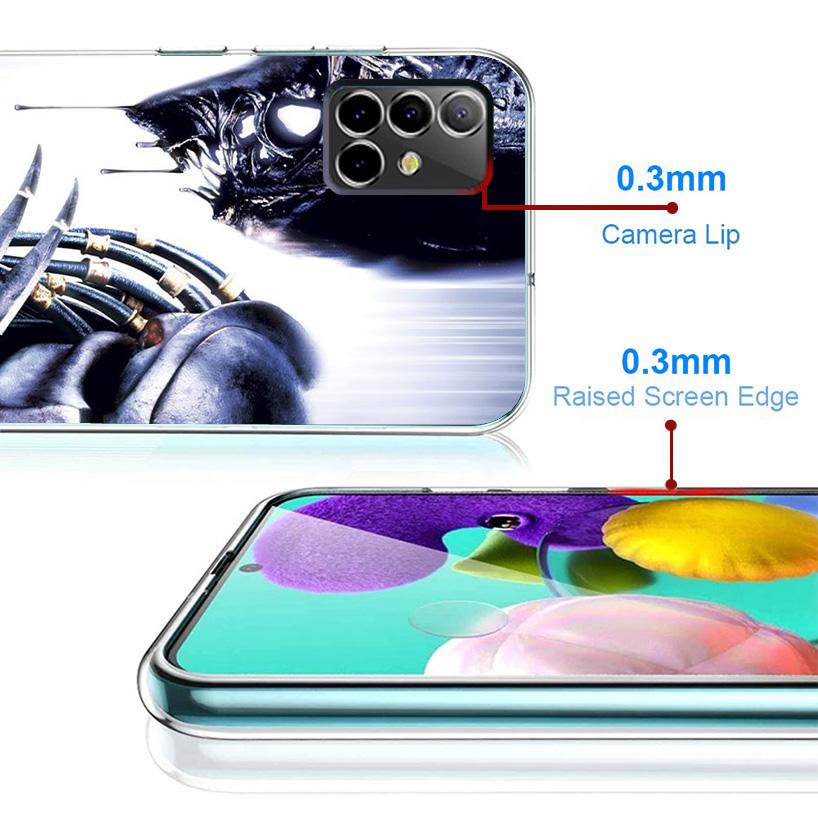 Alien Vs Predator Painted Phone Case For Samsung Galaxy A17 A16 A15 A14 A13 A57 A56 A55 A54 A53 A37 A36 A35 A34 A33 A26 A25 A24