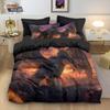 Dangerous Dragon Duvet Cover Set 2/ 3Pcs Quilt Cover Set Dragon Bedding Set Machine Washable Single Double King