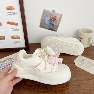Ugly Cute Platform Big Head 22 Autumn New Chic Niche Bread Shoes Sports Board Shoes