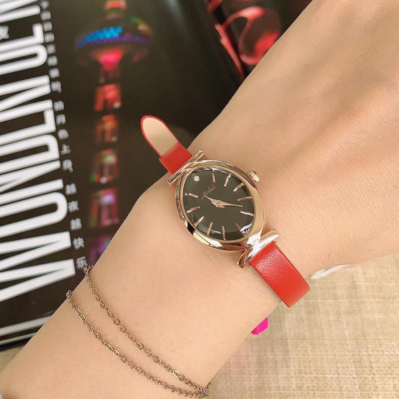 Small Dial Fashionable Retro Women'S Watch Fritillary Dial Simple Horse Eye Women'S Watch
