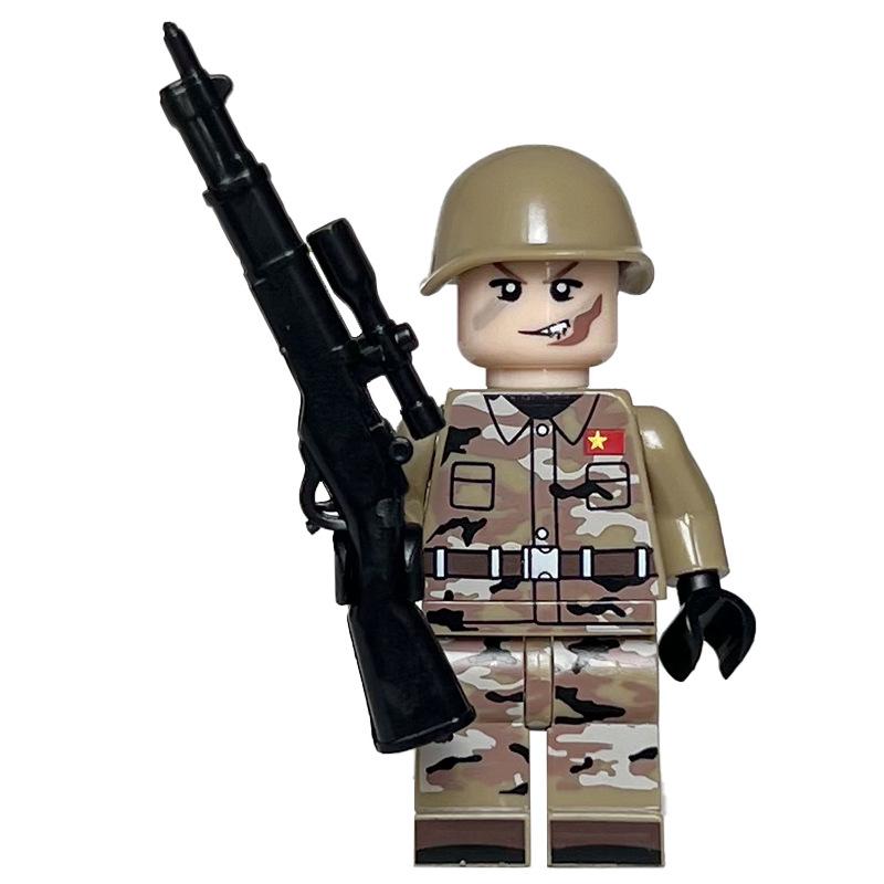 Special Forces Series With Weapons Building Block Doll Puzzle Assembly Model Toy