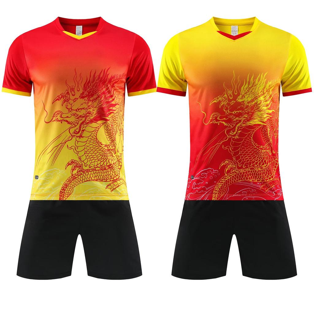 Camouflage Dragon Boat Suit, Short-Sleeved Football Training Suit, Adult Quick-Drying And Breathable Game Jersey, Light Board Football Suit.