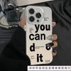 Letter English Applicable Apple 16Pro Mobile Phone Case iPhone15 Color Silver 1413 Laser 12promax11xsm
