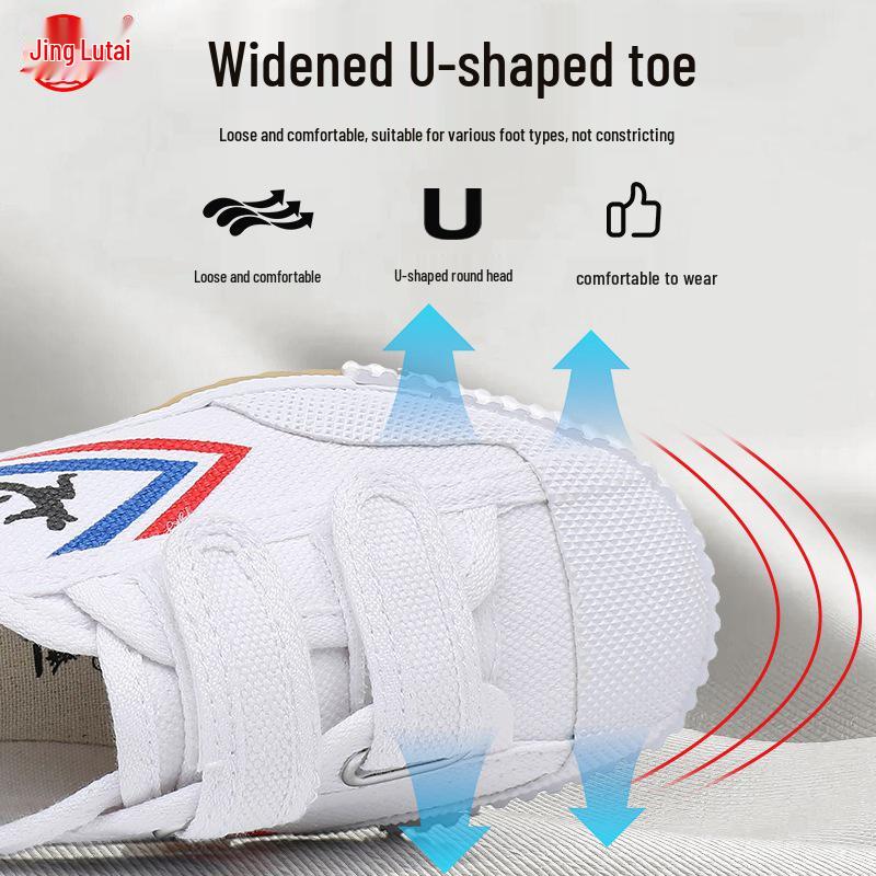 Lutai Kids' Athletic Shoes: Martial Arts, Track & Field, Training, Running, Little White, Canvas & More
