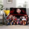 1PC Custom Name Dark Fantasy Collaboration flannel blanket versatile, all-season throw suitable for the living room, bedroom, camping, travel, and gif