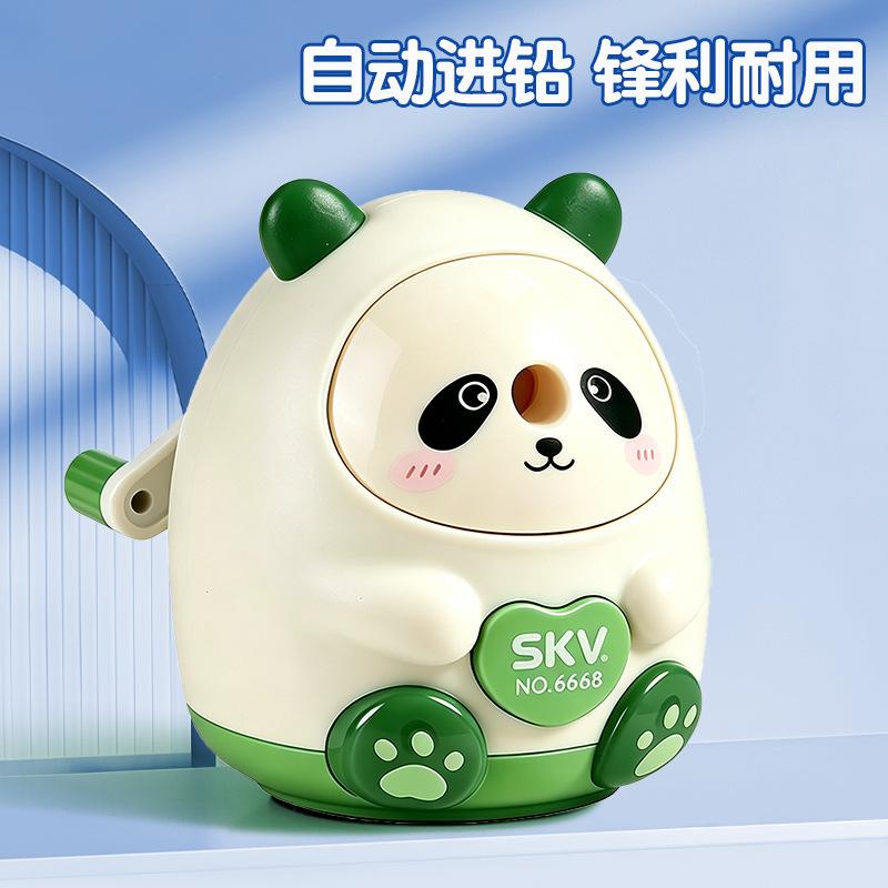 Cute Cartoon Animal Shaped Durable Manual Pencil Sharpener For Kids Students