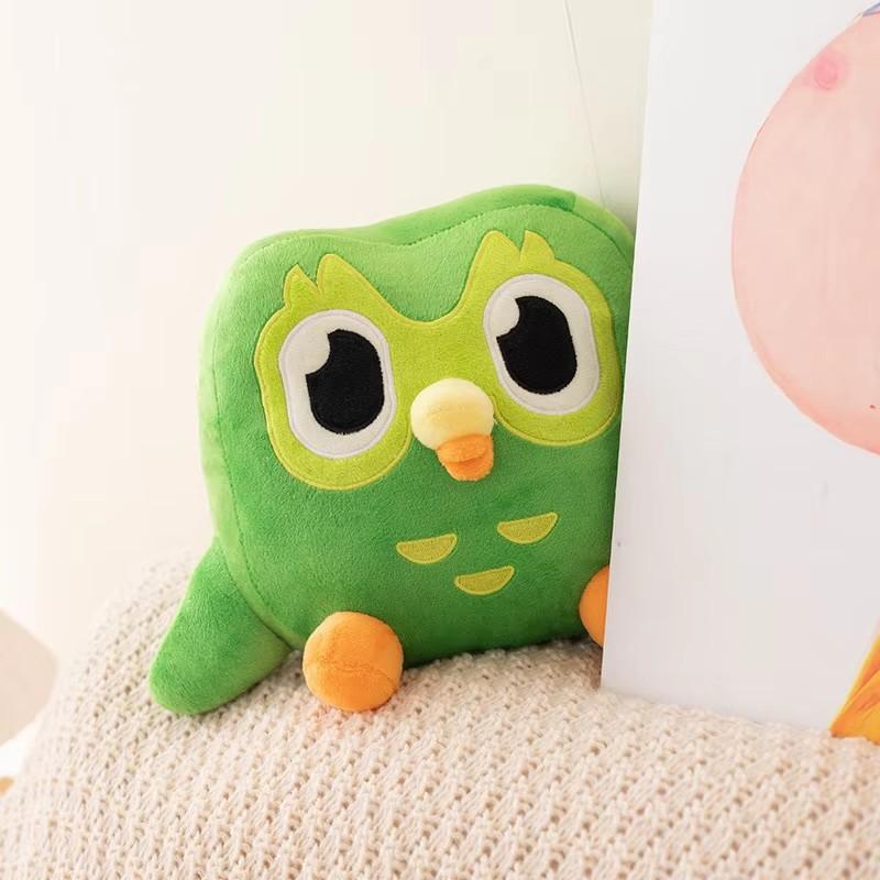 25cm Duolingo Purple Girl Cartoon Animation Cute Stuffed Girl Plush Toys A Birthday Gift for Children