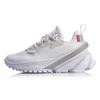 Li Ning Cushioning Slip Resistant Lightweight Low Top Running Shoes Women's White ARHQ066-2