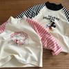 Kids Autumn Winter Thermal Base Layer Shirt Boys Girls Half Turtleneck Raglan Sleeve Colorblock Warm Inner Wear T-Shirt