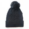 New Style Jacquard Beanie with Pom-pom, Fleece-lined and Thickened for Autumn and Winter Warmth, Suitable for Outdoor Sports and Skiing
