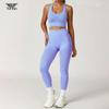Heiß verkaufendes Yoga-Set für Damen: Fitness-Weste und enge Hose mit Gesäß-Lifting-Design