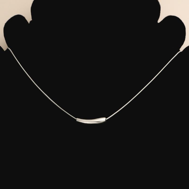 Geometry Bowknot Pendant Necklace Sweet Cool Clavicle Chain Necklace Jewelry