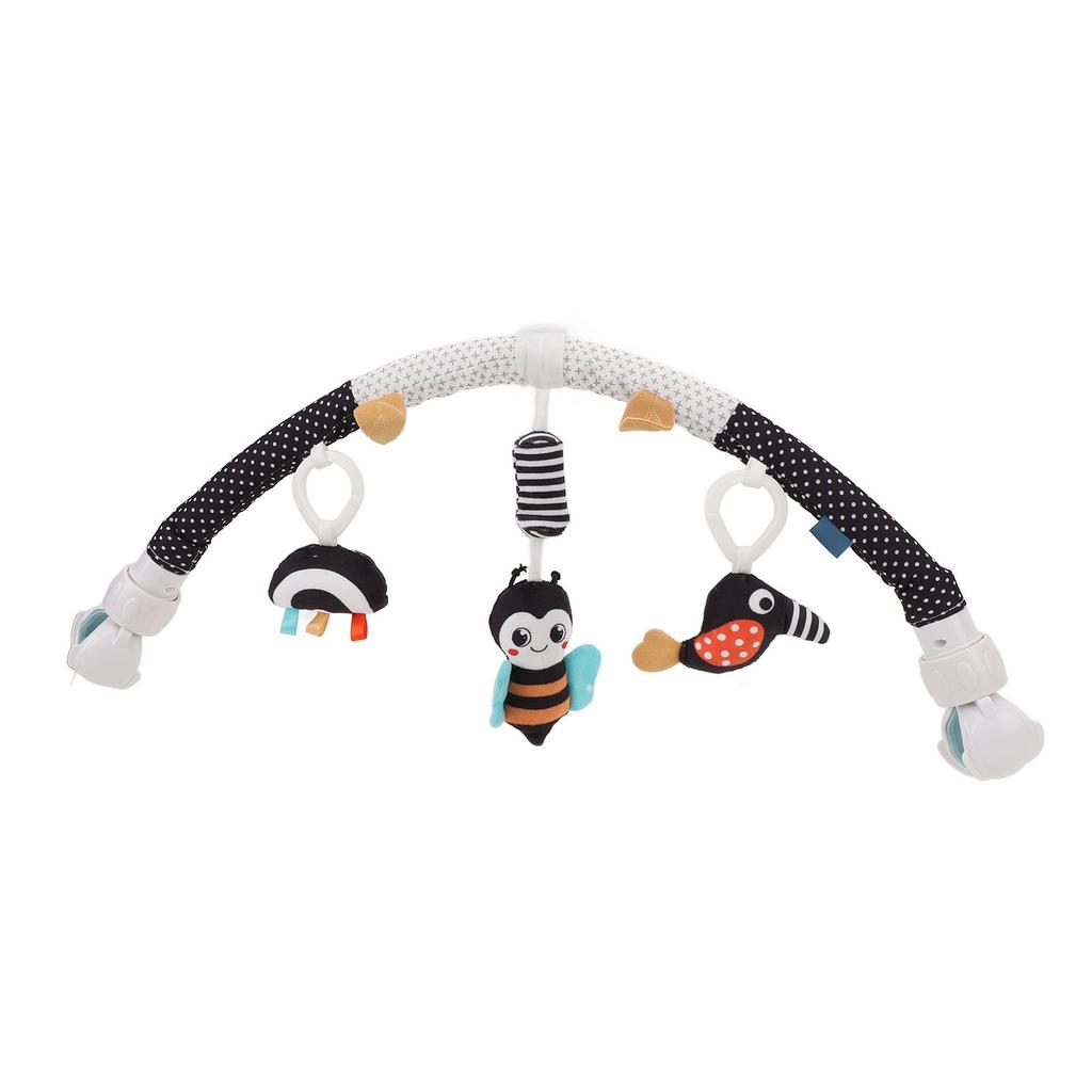 Clip On Arch Mobile Stimulating Baby Senses Developing Motor Skills Crib Bouncer Bassinet Toy for