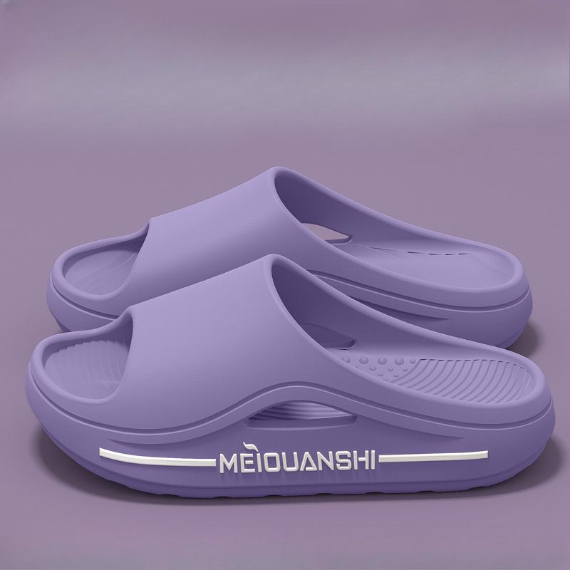 

Новая обувь против запаха, толстоподошвенные комнатные нескользящие шлепанцы Fits 39-40 фиолетовый