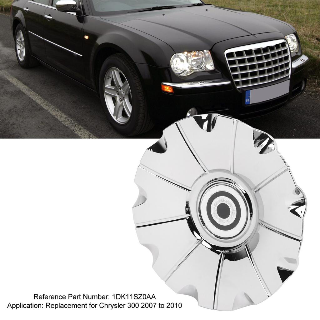 Radnabenkappe 1DK11SZ0AA Rostfrei Hohe Härte Chrom Ersatz für Chrysler 300 2007 bis 2010