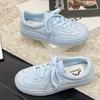 Korean Version of Light Casual Comfortable Campus Women's Shoes 2025 Autumn New Sports Shoes Casual Versatile Flat Baseplate Shoes