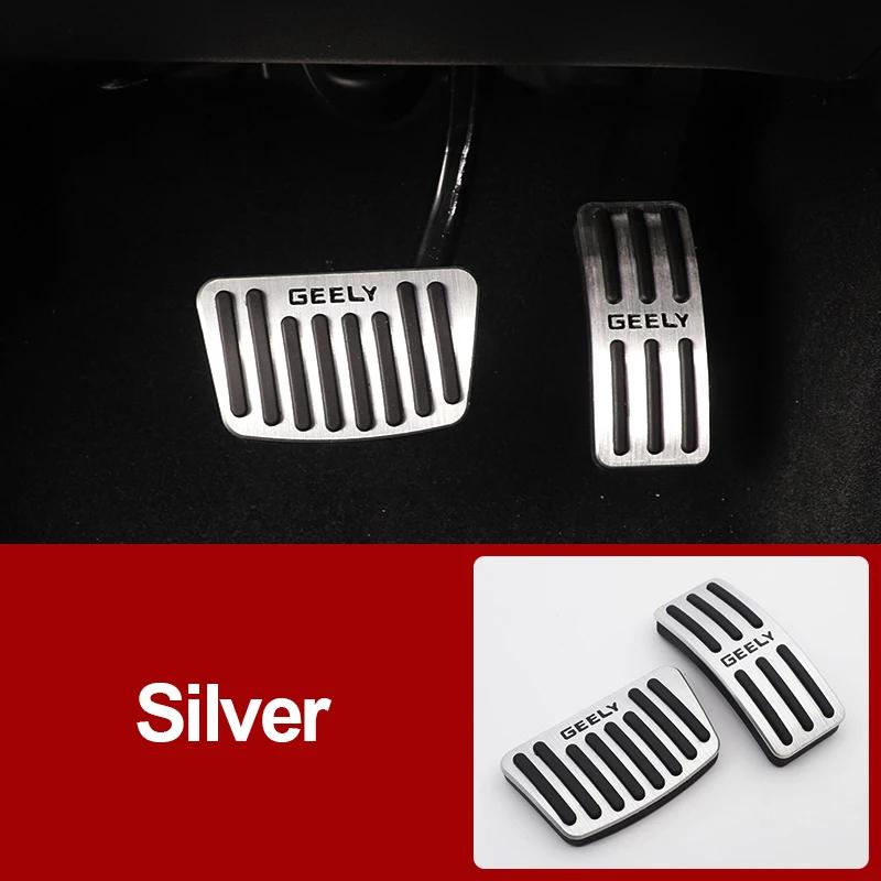 Car pedal cover Accelerator brake pedal Cover For GEELY Atals Boyue 2016 2017 2018- Emgrand NL-3 Proton X70 Coolray SX11