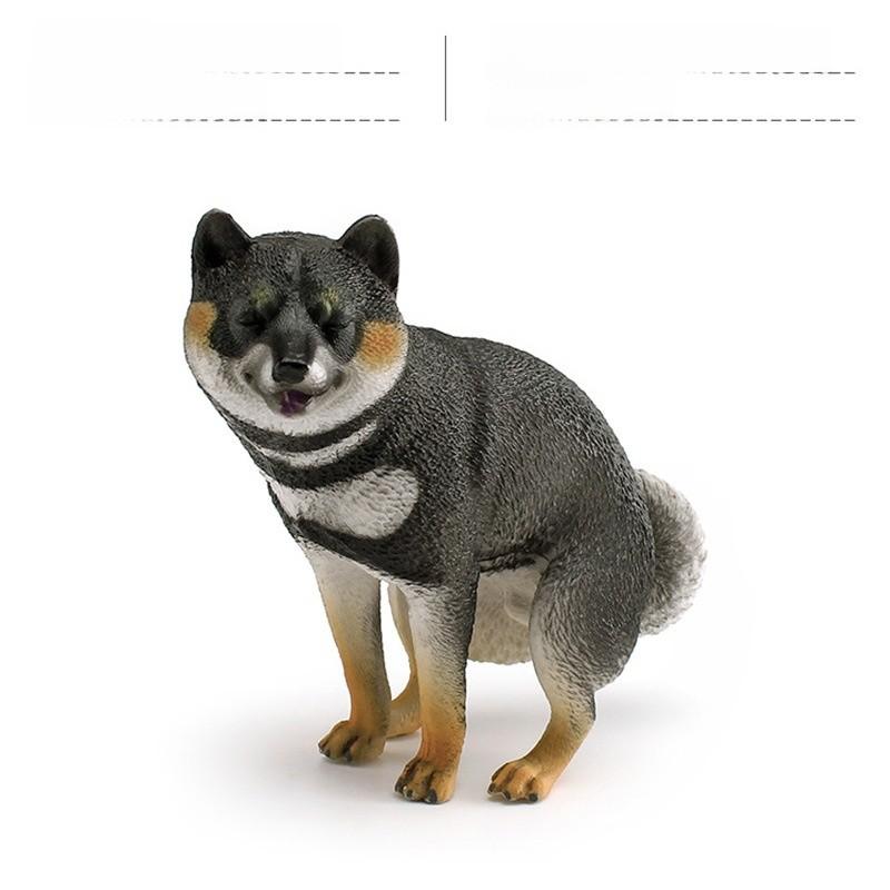 Pvc Realistic Shiba Inu Puppy Figure For Childrens Cognitive Play Animal Decor