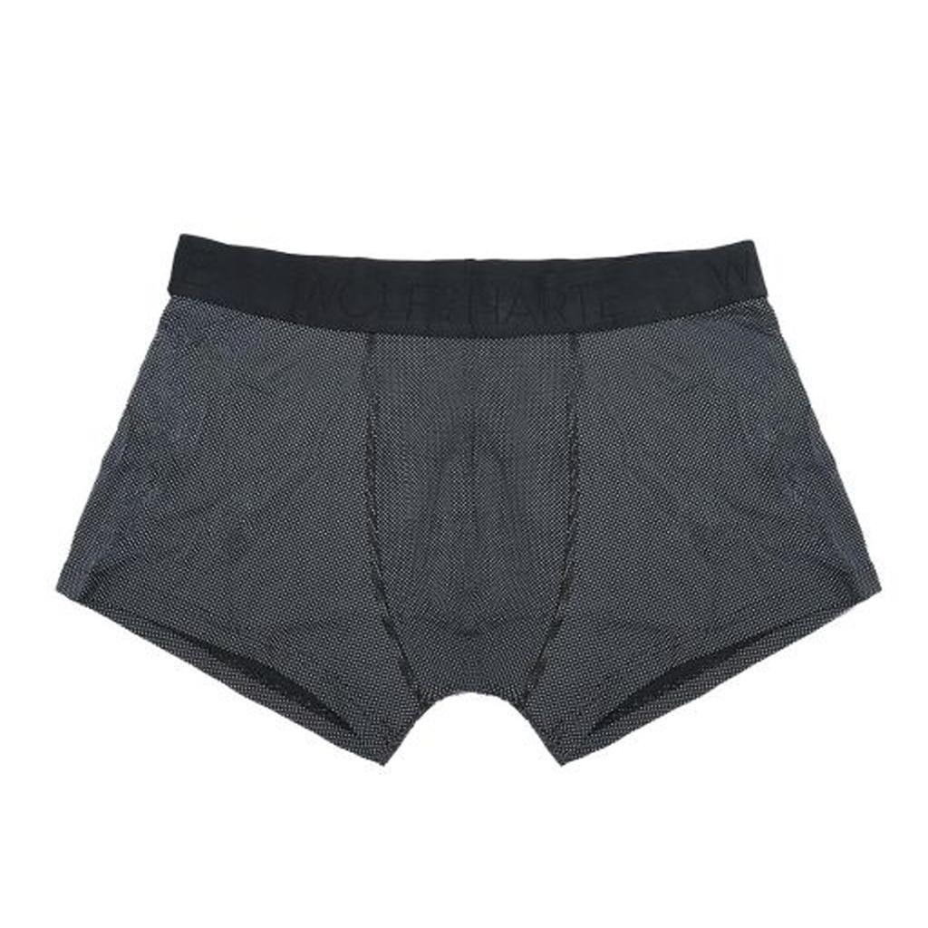 Wolf & Harte Mens Bamboo Rich Spotted Boxer Shorts (Pack Of 2)