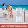Pool Salt Test Strips Swimming Pool Saltwater Detection Strips Multi-Purpose Water Testing Supplies for Water Hot Tub Spa Pool