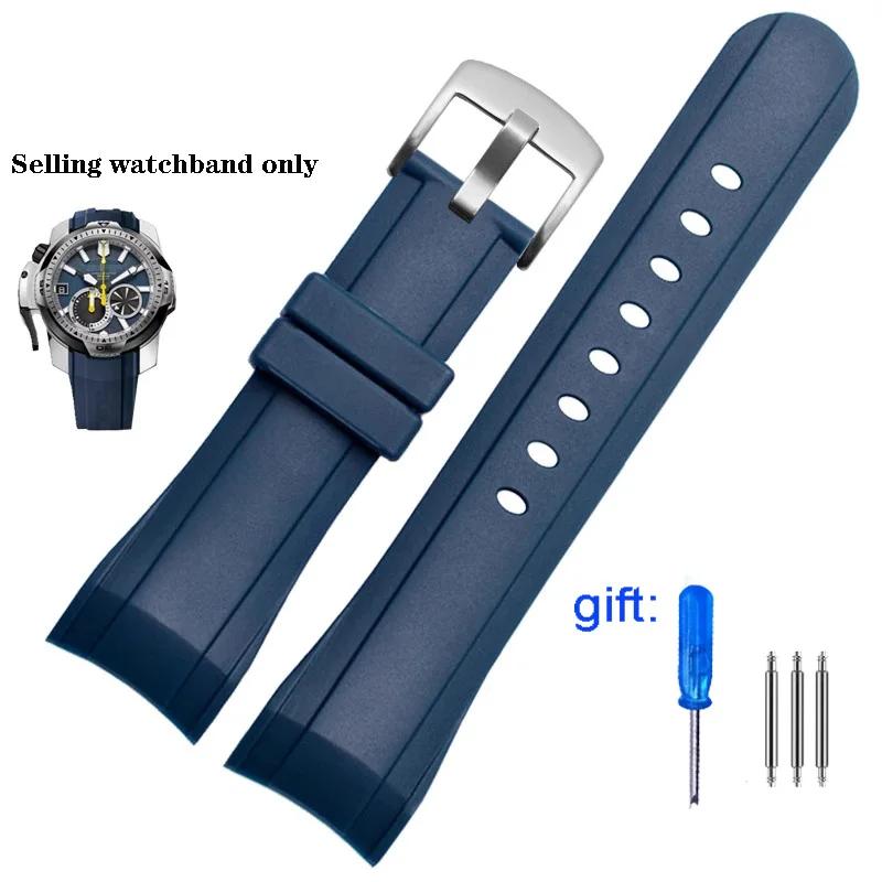 Watch Band For Graham Reeftiger Racing Timing Series Excellent Quality Silicone Soft Waterproof Breathable Watchband 24mm