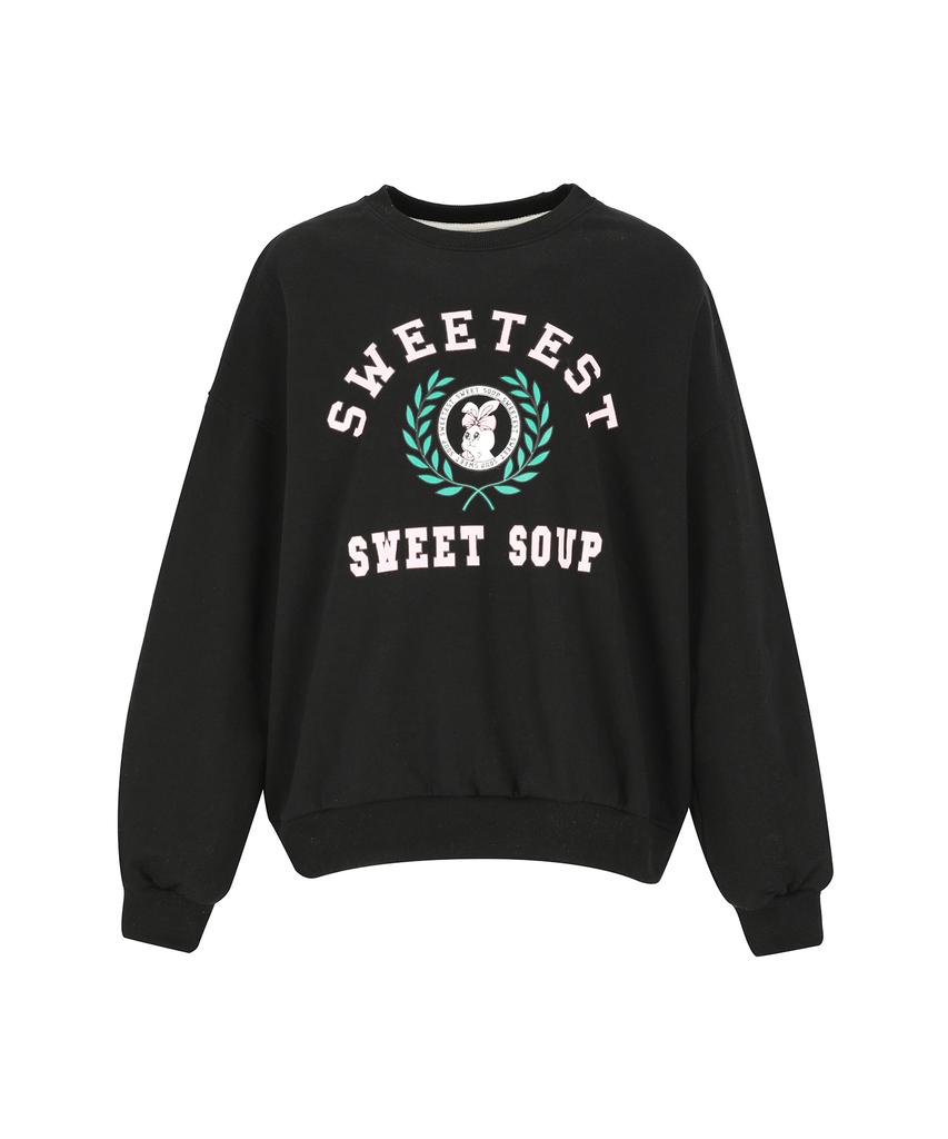 SWEET SOUP Signature Print Sweatshirt (Wb2Ltf3)