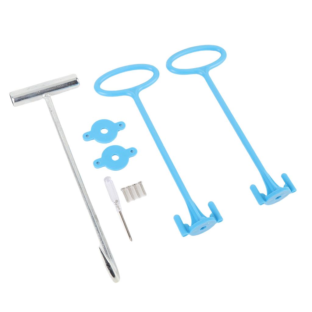 Pool Skimmer Korb Griff Haken Set Schwimmbad Korb Hebehaken Pool Reinigungszubehör