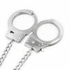 Metal Handcuffs Chain Anal Plug  Restraints Kink  Fetish Non Vibrating Butt Plugs