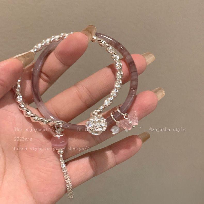 New Chinese antique style Guochao bell bracelet women's suit niche exquisite bracelet high-end fringed accessories