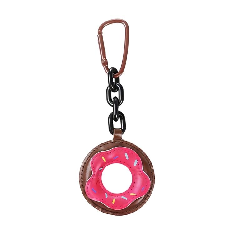 Doughnuts Bag Charm,Leather Food Keychain for Handbags,Backpacks Purses Decors Bag Accessories Lovely Bag Key Charm