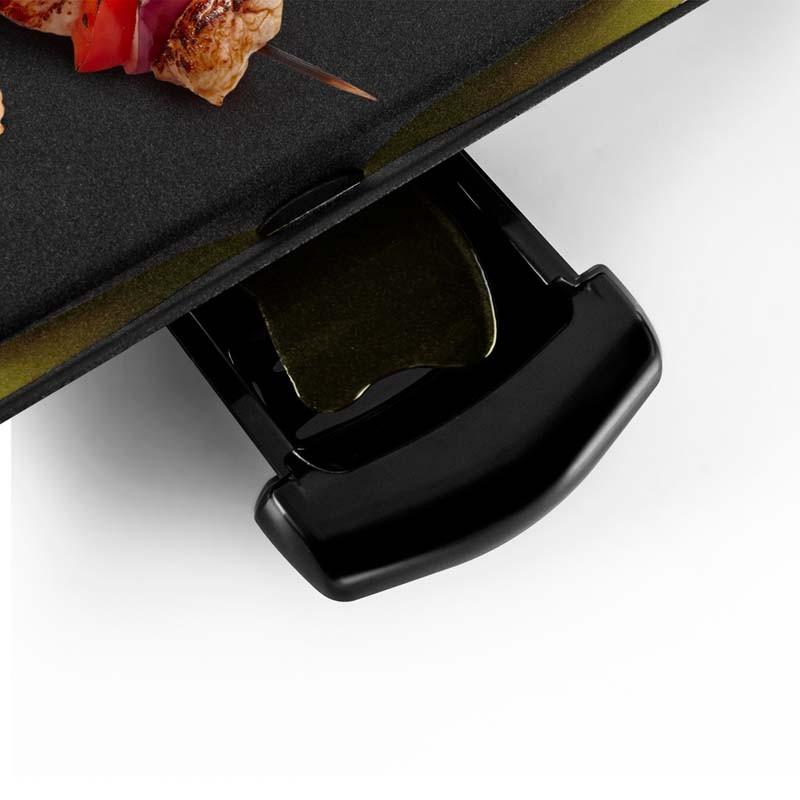 Black Electric Griddle With Non-Stick Coating Kpan 70 From Kitchencook