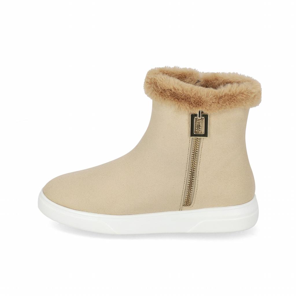Elcanto Mazz Women'S Suede Fur Casual Boots 3Cm Lcwa25M34V