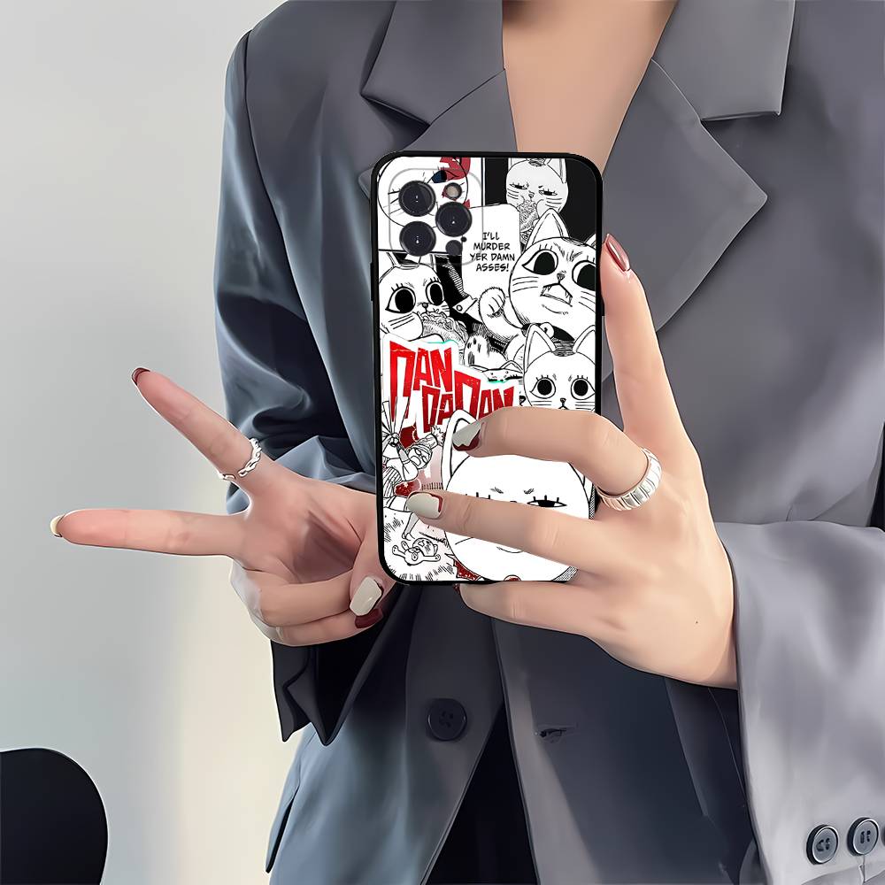 Hot Anime Dandadan Phone Case For IPhone 17 16 15 Plus X 14 11 12 13 Mini Pro Max Mobile Case