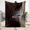 Powerful Soccer Kick Blanket Warmthful Decor Suitable for Couch Picnics Bedding Four Seasons Universal Playful Design