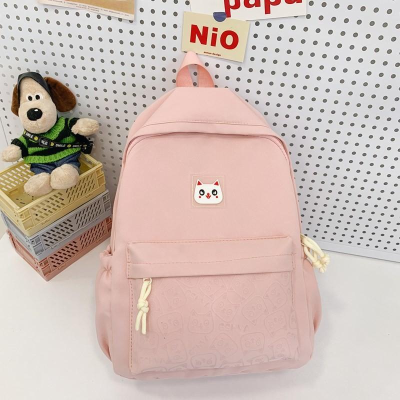 Cute And Stylish Pure Color Backpack For Boys And Girls Perfect For Kindergarten Use