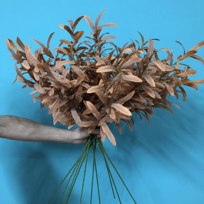 Ramo Artificial 130cm Folha de Oliveira Fruto de Oliveira Ramo de Oliveira para Buquês Florais Casamento Feriado Decoração de Verdura