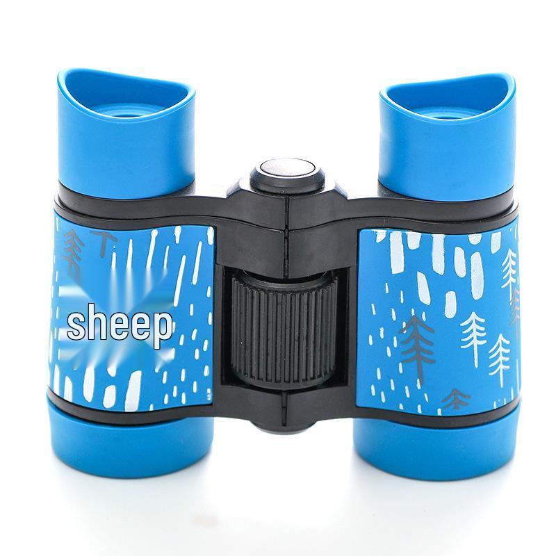 Cross-Color Children's Binoculars with Non-Slip Rubber Handle
