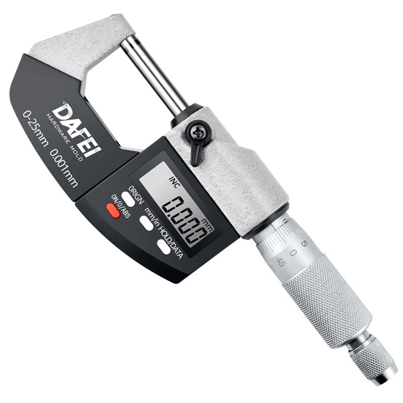 High-Precision Digital External Micrometer 0-25mm Precise Type