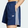 Adidas Originals Adicolor Series Striped Elastic Comfortable Fleece Casual Shorts Women shorts KG3696