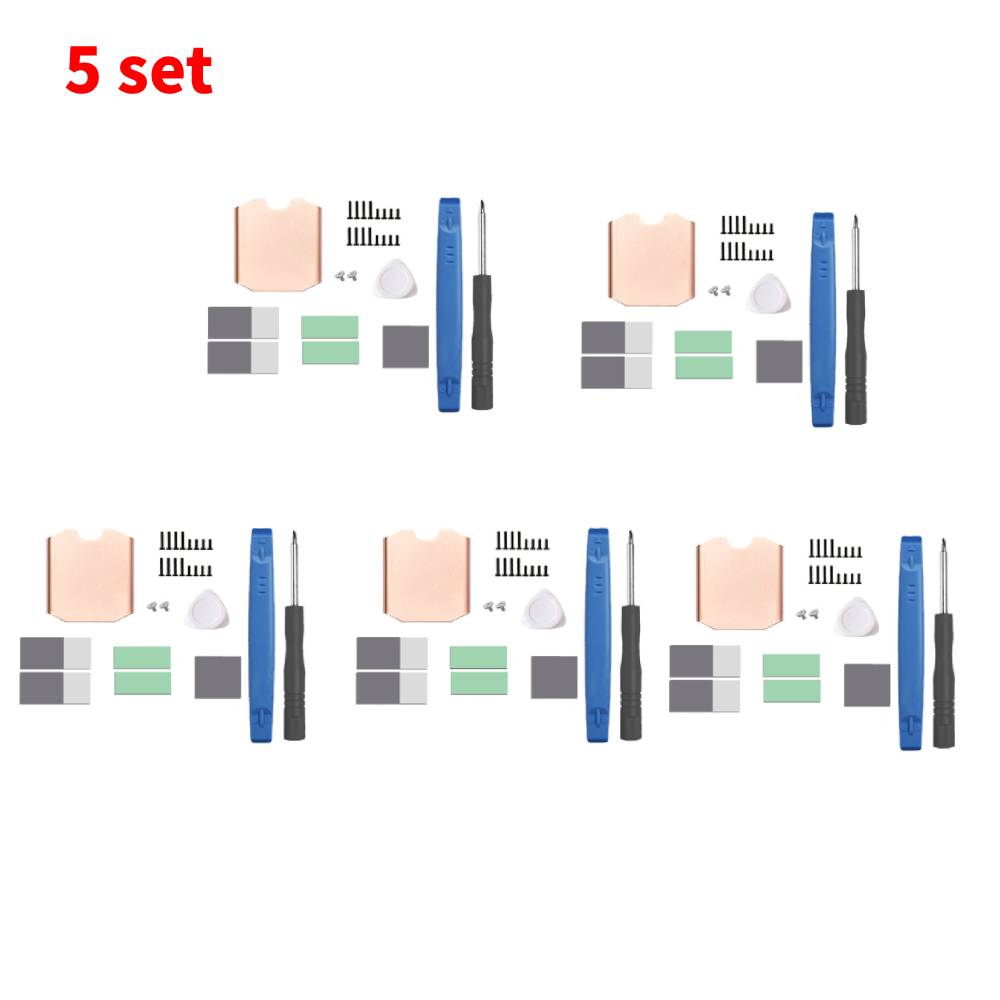 1-10PCS Heat Sink Kit For Steam Deck SN740 M.2 2230 SSD Copper Cooler Solid State Disk Heatsink Radiator Thermal Silicone Pad