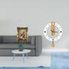 Vintage Resin Photo Frame And Roman Numeral Wall Clock Ornament for Wedding Living Room