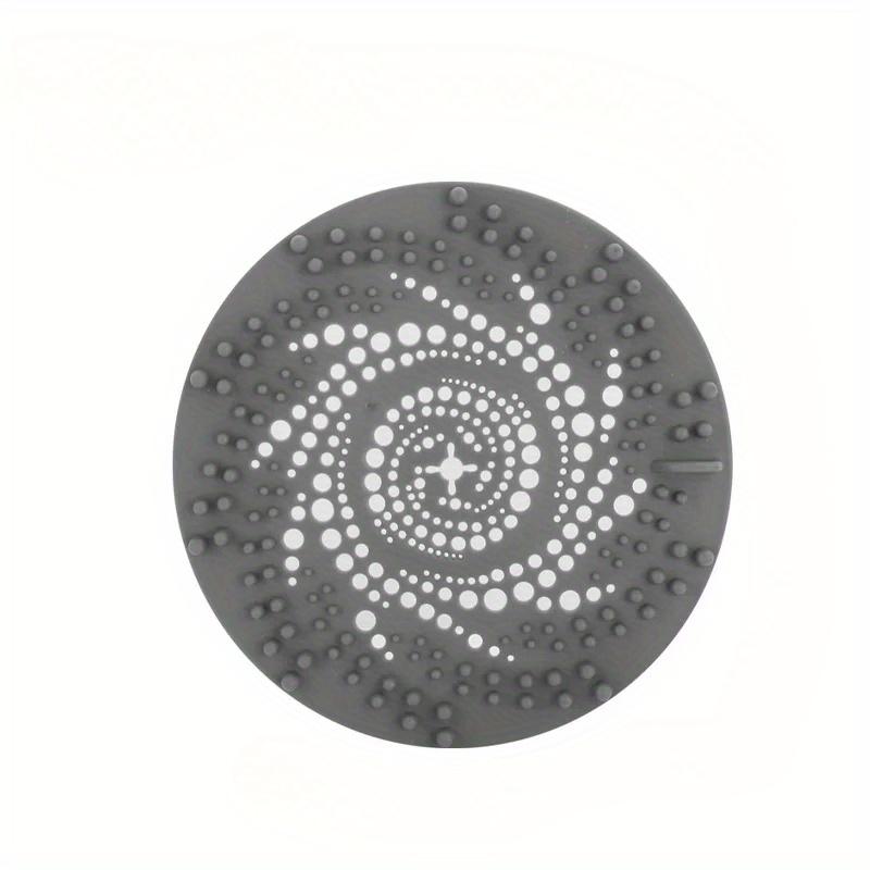 

4pcs Silicone Drain Strainer - Hair Catcher for Kitchen & Bathroom Sinks, Shower Floors, and More - Durable, Easy-to-Clean, Multi-Color Options 4pcs темно-сірий колір