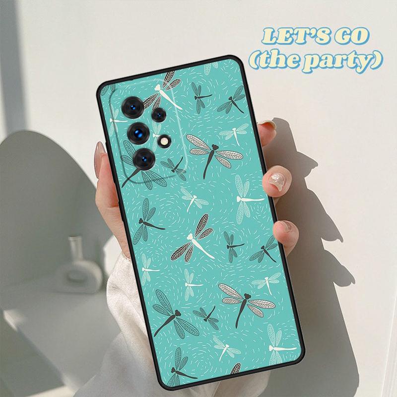 Dragonfly Insect Pattern phone case For Samsung Galaxy A42 A31 A40 A51 A71 A32 A80 A91 A52 A72 A20e A21S A50 A70 A11 A12 Cover