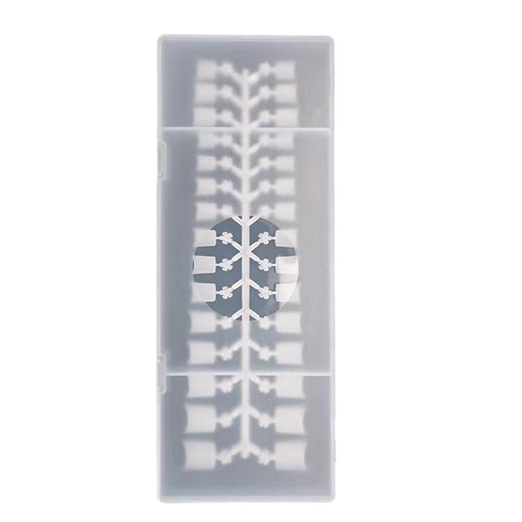 240 Pcs Oval Short False Nail Art Tips Set Half Cover French Resin Fake Nail Tips Finger Stickers Nail Extension Tips