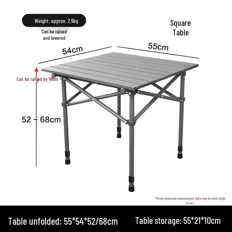 Height-Adjustable Outdoor Camping Table & Chair Set