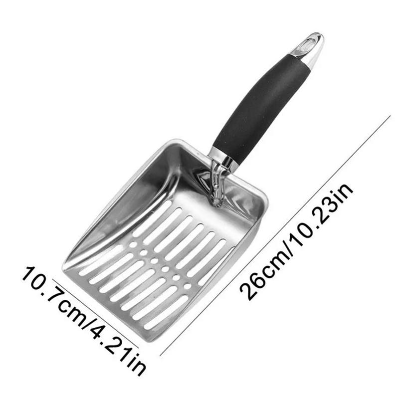 Pet Products Pet Cleanning Tool Metal Long Handle Cat Sand Cleaning For Dog Cat Feces Supplies Cat Litter Shovel