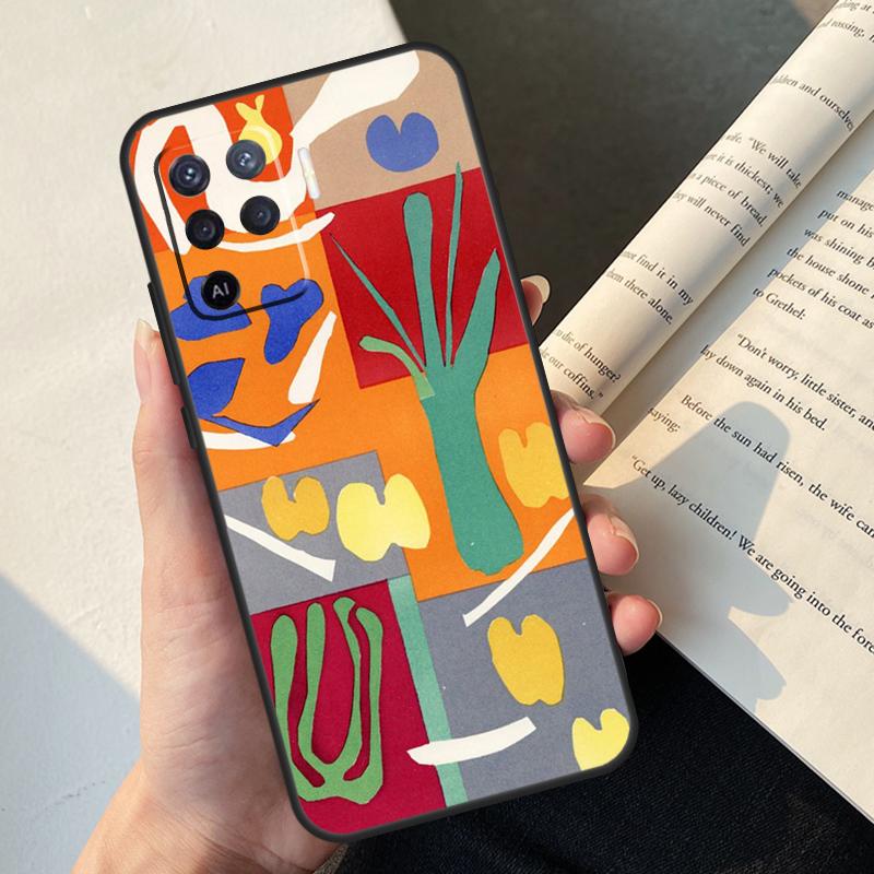 Henri Matisse Art Painting Case For Oppo A58 A98 A78 A18 A38 A60 A80 A40 A77 A57 A17 A74 A54 A94 A96 A76 A16 A15 A5 Pro