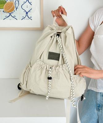 OFFLIN Double Draw Backpack Ivory